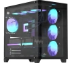 Корпус Formula Crystal U2 черный без БП ATX 10x120mm 1xUSB2.0 1xUSB3.0 audio bott PSU