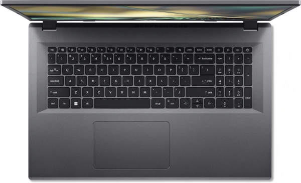 Ноутбук Acer Aspire 3 A317-55P-C3XL N-series N100 8Gb SSD512Gb Intel UHD Graphics 17.3" IPS FHD (1920x1080) без ОС silver WiFi BT Cam (NX.KDKCD.00J)