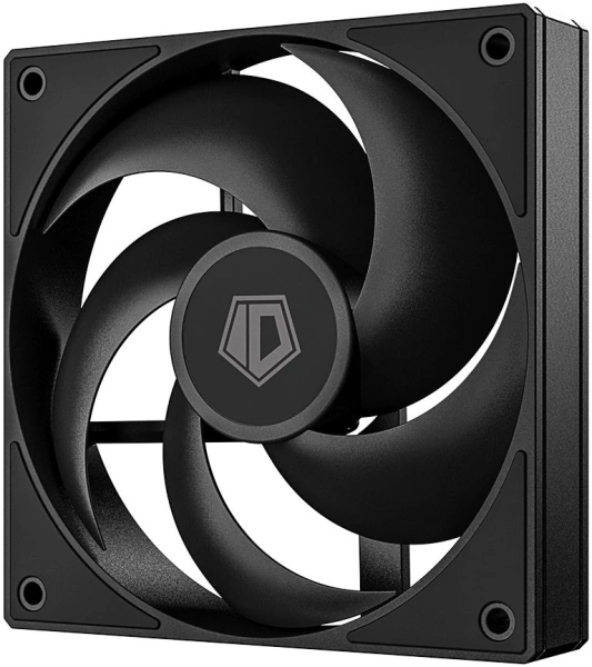 Вентилятор для корпуса ID-Cooling AS-120-K 120х120x25 черный 4-pin 30дБ Ret