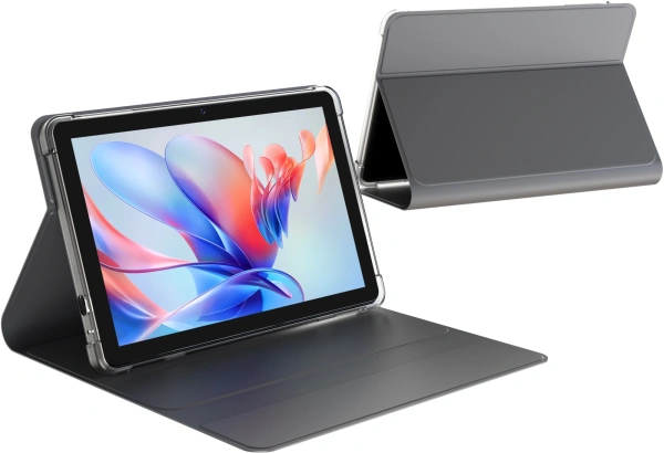 Планшет Digma K10 PLUS T615 (1.6) 8C RAM4Gb ROM64Gb 10.1" IPS 1280x800 4G Android 15 серый 5Mpix 2Mpix BT WiFi microSD 256Gb 5000mAh 225hrs
