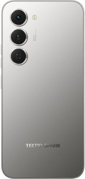 Смартфон Tecno Spark 40 Pro 256Gb 8Gb титан моноблок 3G 4G 2Sim 6.78" 1224x2720 Android 15 50Mpix 802.11 a/b/g/n/ac/ax NFC GPS GSM900/1800 Protect FM