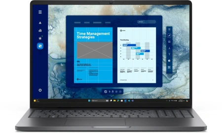 Ноутбук Dell Pro 16 Core Ultra 5 235U 16Gb SSD512Gb Intel Graphics 16" IPS FHD+ (1920x1200) Linux grey WiFi BT Cam (PRO16-5653)