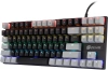 Клавиатура Оклик K600X механическая черный/серый USB Multimedia for gamer LED
