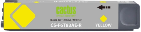 Картридж струйный Cactus CS-F6T83AE-R 973XL желтый (7000стр.) (120мл) для HP PageWide Pro 452dw/477dw с чипом