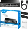 Коммутатор Cudy GS1016E (L2) 16x1Гбит/с настраиваемый