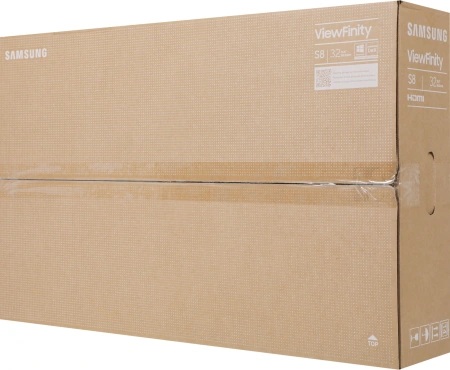 Монитор Samsung 32" ViewFinity S8 S32B800PXI черный IPS LED 5ms 16:9 HDMI полуматовая HAS Piv 350cd 178гр/178гр 3840x2160 60Hz DP 4K USB 5.2кг