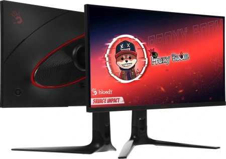 Монитор Bloody 27" MN272Q темно-серый IPS LED 1ms 16:9 HDMI M/M матовая HAS Piv 400cd 178гр/178гр 2560x1440 240Hz G-Sync FreeSync DP 2K 6.55кг