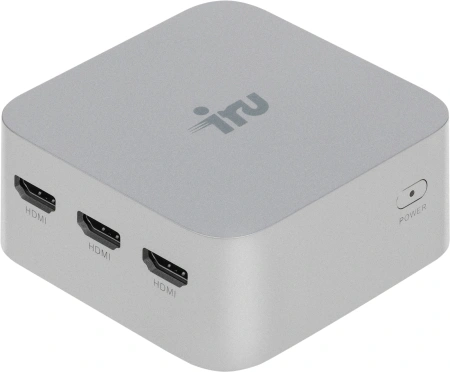 Неттоп IRU Planio 115 N100 (0.8) 16Gb SSD512Gb UHDG без ОС 2xGbitEth WiFi BT 30W серебристый (2099138)