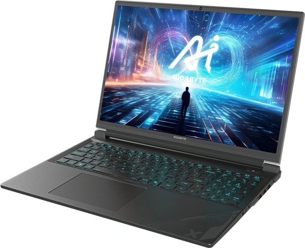 Ноутбук Gigabyte G6X Core i7 13650HX 16Gb SSD1Tb NVIDIA GeForce RTX4050 6Gb 16" IPS FHD+ (1920x1200) FreeDOS grey WiFi BT Cam (9MG-42KZ854SD)