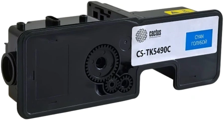 Картридж лазерный Cactus CS-TK5490С голубой (2400стр.) для Kyocera ECOSYS PA2101cx/PA2101cwx/MA2101cfx/MA2101cwfx с чипом
