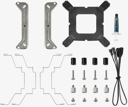 Устройство охлаждения(кулер) Aerocool Rime 4 ARGB Soc-AM5/AM4/1200/1700/1851 черный 4-pin 17-34dB Al+Cu 230W Ret