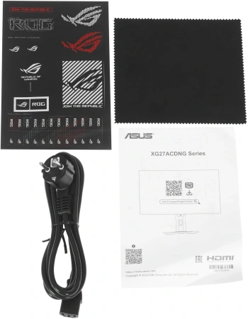 Монитор Asus 26.5" ROG Strix XG27ACDNG черный QD OLED LED 0.03ms 16:9 HDMI глянцевая HAS Piv 450cd 178гр/178гр 2560x1440 360Hz DP 2K USB 7.44кг