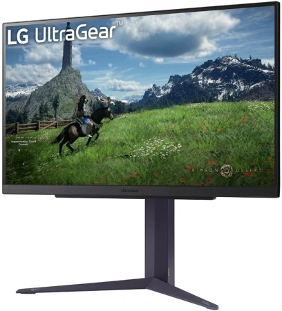 Монитор LG 27" UltraGear 27GS85Q-B черный IPS LED 16:9 HDMI матовая HAS 400cd 178гр/178гр 2560x1440 180Hz FreeSync DP 2K USB 6.2кг