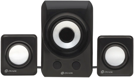 Колонки Оклик OK-420 2.1 черный 11Вт