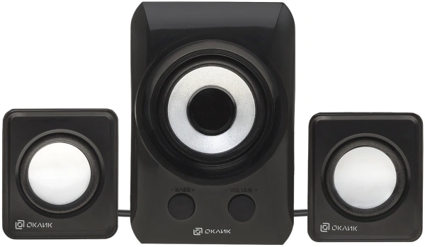 Колонки Оклик OK-420 2.1 черный 11Вт