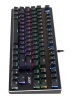 Клавиатура Acer OKW126 механическая черный USB Multimedia for gamer для ноутбука LED (ZL.KBDEE.00G) кабель 1.8м
