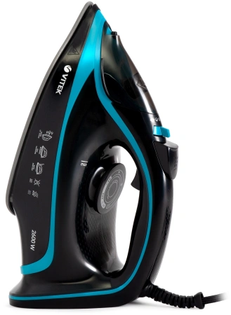 Утюг Vitek VT-8334 2600Вт черный/бирюзовый