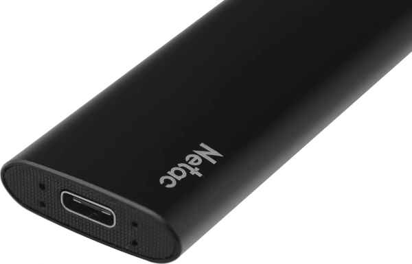 Накопитель SSD Netac USB-C 1TB NT01ZSLIM-001T-32BK Z Slim черный