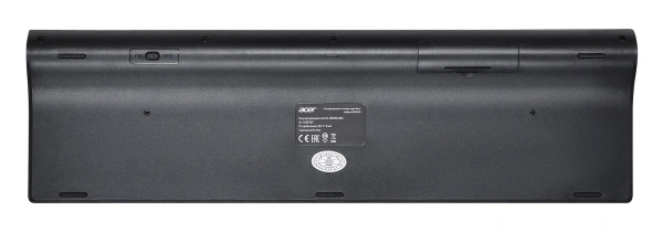 Клавиатура + мышь Acer OKR030 клав:черный мышь:черный USB беспроводная slim Multimedia (ZL.KBDEE.005)