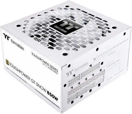 Блок питания Thermaltake ATX 850W Toughpower GT Gen.5 SNOW 80+ gold 24pin APFC 120mm fan 6xSATA Cab Manag RTL