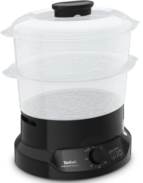 Пароварка Tefal VC139810 2ярус. 800Вт черный