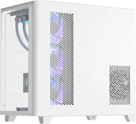 Корпус Formula Crystal U2 белый без БП ATX 10x120mm 1xUSB2.0 1xUSB3.0 audio bott PSU