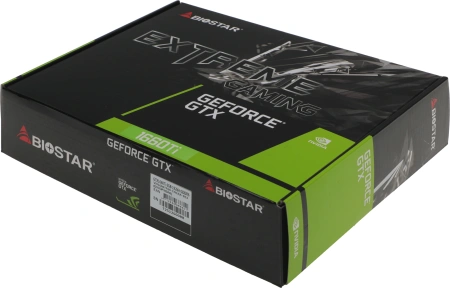 Видеокарта Biostar PCI-E 3.0 VN1666TF69 NVIDIA GeForce GTX 1660TI 6Gb 192bit GDDR6 1500/12000 DVIx1 HDMIx1 DPx1 HDCP Ret