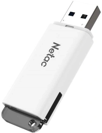 Флеш Диск Netac 128Gb U185 NT03U185N-128G-20WH USB2.0 белый