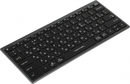 Клавиатура A4Tech FX51 серый USB slim Multimedia (FX51 GREY) кабель 1.5м