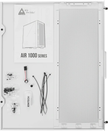 Корпус Montech Air 1000 Premium белый без БП ATX 1x120mm 3x140mm 1xUSB2.0 2xUSB3.0 audio bott PSU