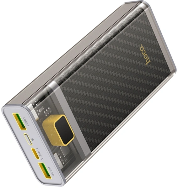 Мобильный аккумулятор Hoco J103A 20000mAh QC3.0/PD3.0 22.5W 5A 2xUSB-A/USB-C серый (88948)