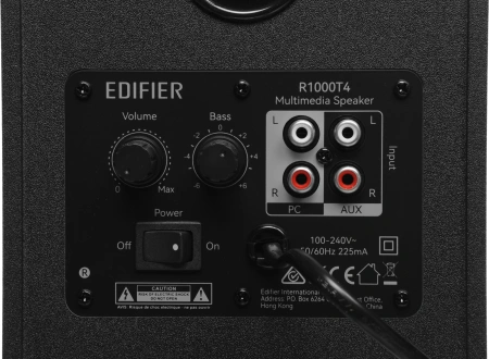 Колонки Edifier R1000T4 2.0 черный 24Вт