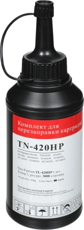 Тонер Pantum TN-420HP черный флакон (в компл.:чип) для принтера Series P3010/M6700/M6800/P3300/M7100/M7200/P3300/M7100/M7300
