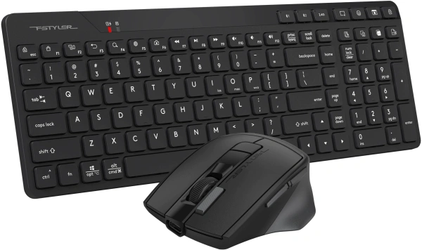 Клавиатура + мышь A4Tech Fstyler FB2800C Air2 клав:черный/серый мышь:черный/серый USB беспроводная Bluetooth/Радио slim