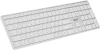 Клавиатура Acer OKR301 белый/серебристый USB беспроводная BT/Radio slim Multimedia (ZL.KBDEE.015)