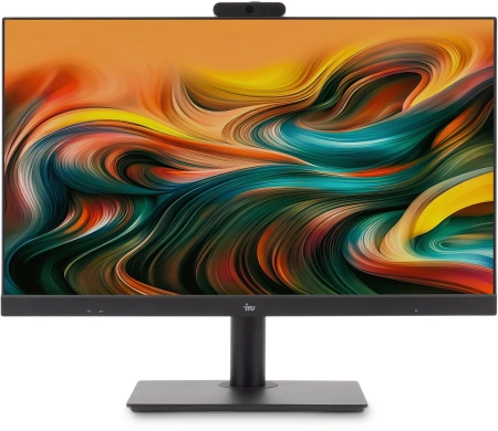 Моноблок IRU Tactio 23IH6P 23.8" Full HD i3 12100 (3.3) 16Gb SSD256Gb UHDG 730 FreeDOS WiFi BT Spk 120W Cam черный 1920x1080 (RUS)