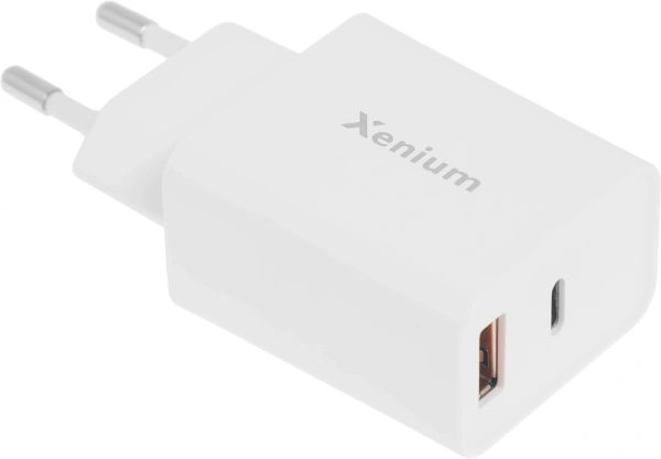 Сетевое зар./устр. Xenium X252 25W 3A+2A USB/USB Type-C универсальное белый (CCX252CW/00)