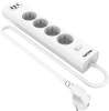 Сетевой фильтр Philips CHP8246WB/51 3м (4 розетки) белый (коробка)