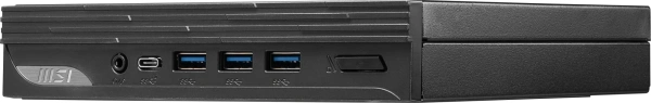 Неттоп MSI Pro DP10 12M-201XRU i3 1215U (1.2) 8Gb SSD512Gb UHDG без ОС 2.5xGbitEth WiFi BT 120W черный (9S6-B0A621-201)