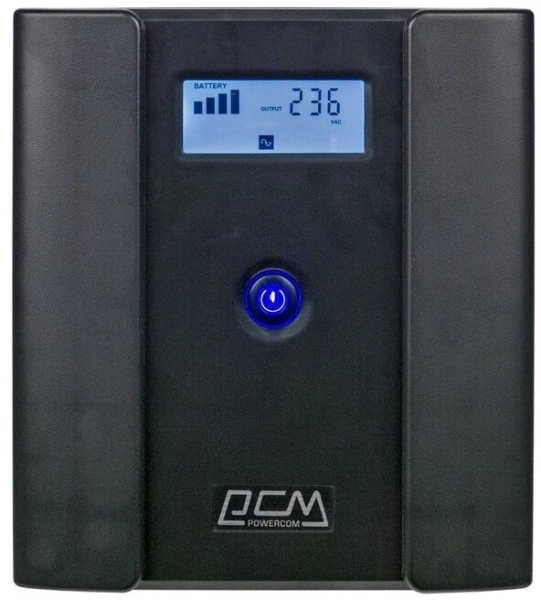 Источник бесперебойного питания Powercom Raptor RPT-1025AP LCD 615Вт 1025ВА черный