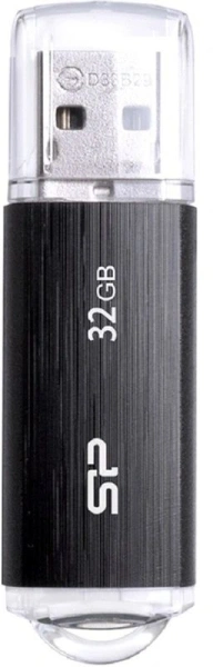 Флеш Диск Silicon Power 32Gb Ultima U02 SP032GBUF2U02V1K USB2.0 черный