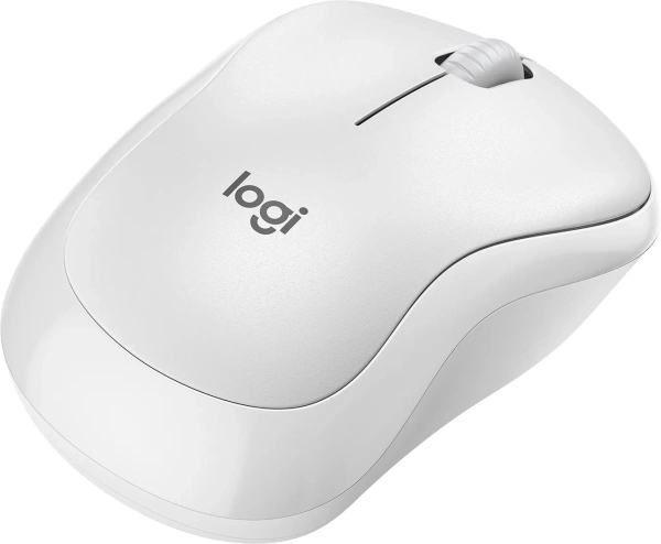 Мышь Logitech Silent M220 белый оптическая 1000dpi silent беспров. USB 2but (910-006508)