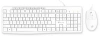Клавиатура + мышь Оклик S650 клав:белый мышь:белый USB Multimedia (1875257)