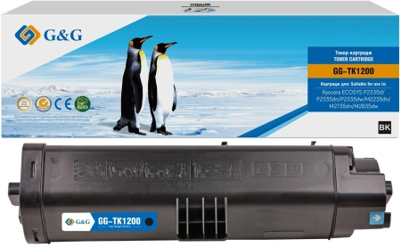 Картридж лазерный G&G GG-TK1200 черный (3000стр.) для Kyocera ECOSYS P2335d/P2335dn/P2335dw/M2235dn/M2735dn/M2835dw
