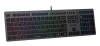 Клавиатура A4Tech FX60 серый USB slim LED (FX60 GREY / NEON) кабель 1.5м