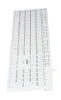 Клавиатура Acer OKW123 белый USB Multimedia (ZL.KBDEE.00D) кабель 1.5м