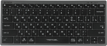Клавиатура A4Tech FX51 серый USB slim Multimedia (FX51 GREY) кабель 1.5м