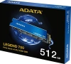 Накопитель SSD A-Data PCIe 3.0 x4 512GB ALEG-700-512GCS Legend 700 M.2 2280