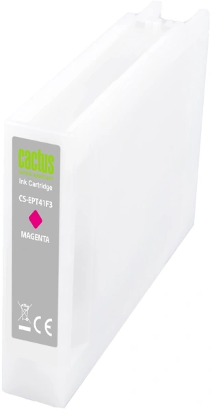 Картридж струйный Cactus CS-EPT41F3 T41F3 пурп.пигм. (350мл) для Epson SureColor SC-T5400M/SC-T3405/SC-T5405 с чипом