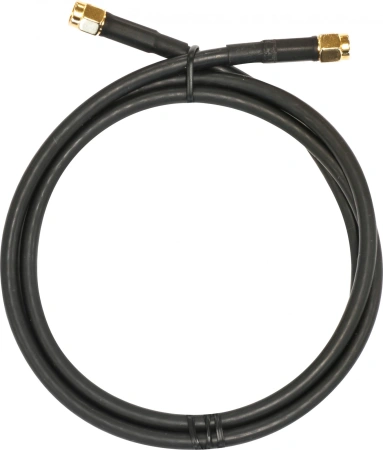 Кабель MikroTik SMASMA 1м черный SMA (m)-SMA (m)